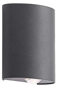 Lindby - Gatlin 2 Outdoor Wall Lamp Dark grey Lindby