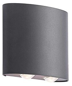 Lindby - Gatlin 4 Outdoor Wall Lamp Dark grey Lindby