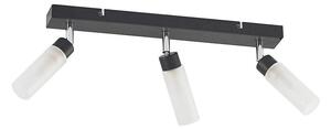 Lindby - Vinza 3 Ceiling Lamp Black/Opal Lindby