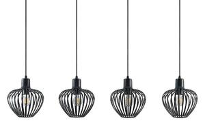 Lindby - Deandre 4 Pendant Black Lindby