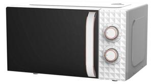 Микровълнова фурна Finlux FMO-2051 Romb, 700 W, 20 литра, 5 степени, Таймер, Размразяване, Бял