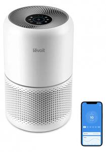 Пречиствател за въздух Levoit Core 300S, 41 м2, 23W, True HEPA, Гласови команди, Таймер, 3 скорости, Тих, Без озон, Бял