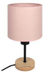 Brilagi - Настолна лампа BOBO WOOD 1xE27/25W/230V дъб/черна/розова