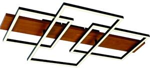 Brilagi - LED таванно осветително тяло PLANK LED/35W/230V 4000K 55x90 cm дърво