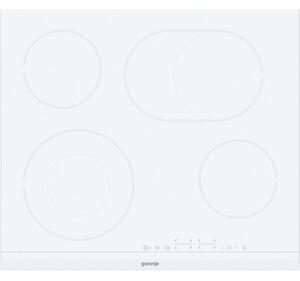 Керамичен плот за вграждане Gorenje ECT643WCSC, 7000W, 4 HighLight зони, 8 степени, BoilControl, StopGo, Бял