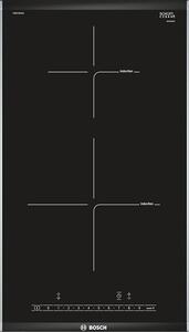 Керамичен плот за вграждане Bosch PIB375FB1E, 3700W, 2 зони, 17 степени, PowerBoost, Индукционен, Черен