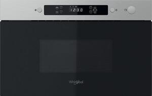 Микровълнова фурна за вграждане Whirlpool MBNA900X, 22 л, 750 W, Бързо размразяване, Осветление, Дигитален контрол, Сребрист
