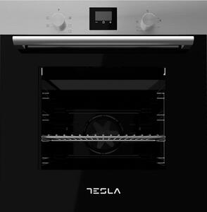 Фурна за вграждане Tesla BO700SX, 2300 W, 56 л, 5 програми, Клас А, Таймер, Инокс