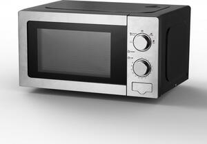 Микровълнова фурна Oliver Voltz OV51443C, 700W, 20 л, 5 степени, Таймер, Размразяване, Сив