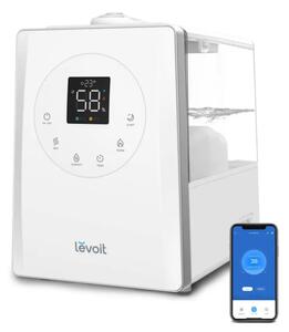 Овлажнител на въздух Levoit LV600S, Ултразвуков, SMART, Ароматерапия, 28/280 W, 6 л, 3 нива, До 70 м2, Дистанционно, Бял