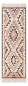 Сива ръчно изработена ютена пътека 80x200 cm Roya Parsa – Elle Decoration