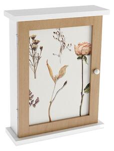 Шкаф за ключове Versa Lilled Дървен MDF 6,5 x 26 x 20 cm