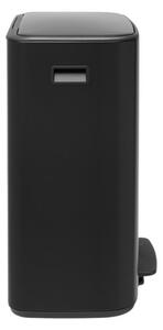 Кош за боклук Brabantia Bo Pedal 1003191, 2x30 л, Плавно затваряне, Противоплъзгаща основа, Черен