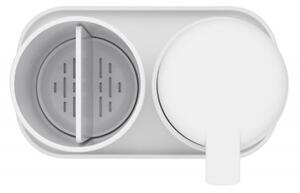 Комплект аксесоари за баня Brabantia ReNew 1003492, 3 части, 250 мл, Устойчиви на корозия, Бял