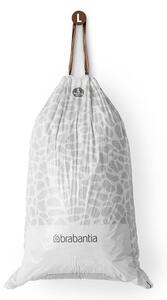 Торба за кош Brabantia PerfectFit FlatBack+/Touch 1005575, Размер L, 40-45 л, 40 броя, Бял