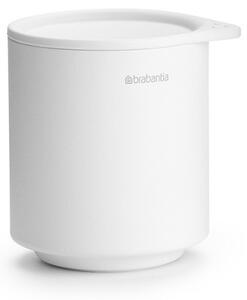 Кутия за аксесоари за баня Brabantia MindSet Mineral 1005687, Противоплъзгаща основа, Минерално покритие, Бял