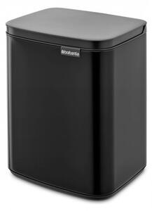 Кош за боклук Brabantia Bo Small 1006629, 7 л, Плавно и безшумно отваряне, Противоплъзгаща основа, Черен