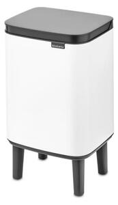 Кош за боклук Brabantia Bo Small Hi 1006639, 4 л, Повдигнат, Плавно и безшумно отваряне, Противоплъзгаща основа, Бял