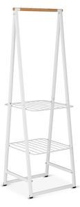 Многофункционална закачалка за дрехи Brabantia Linn 1000815, Стомана, Бял