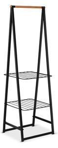 Многофункционална закачалка за дрехи Brabantia Linn 1000814, Стомана, Черен