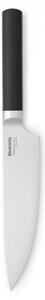 Нож Brabantia Profile 1003293, 12.5 см, Закалена стомана, Устойчив на надраскване и корозия, Черен