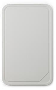 Дъска за рязане и сервиране Brabantia Tasty+ 1003308, 40x25 см, Нехлъзгаща се, Лесна за почистване, Светлосив
