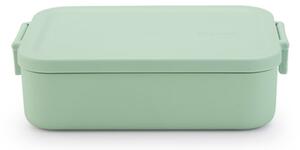 Кутия за храна Brabantia Make&Take 1006282, 1.1 л, Закопчалки, Без BPA, Зелен