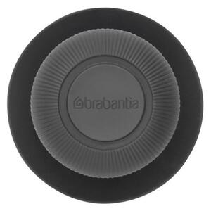 Дозатор за течен сапун с четка за миене на съдове Brabantia Sinkside 1003317, 100 мл, Полиестерни четчици, Поставка, Тъмносив