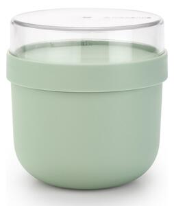 Купa за закуска Brabantia Make&Take 1006297, 500+180 мл, Винтово затваряне, Без BPA, Зелен