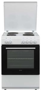 Готварска печка VOX EHT 6020 WG, 8600W, 65 л, Клас А, 4 електрически котлона, 8 функции, До 250C, Бял