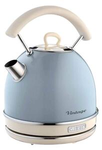 Електрическа кана/чайник Ariete VINTAGE 2877/05, 2000W, 1.7 л, Стоманен корпус, Студена повърхност, 360 основа, Син
