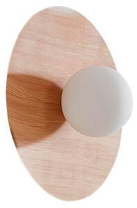 Lindby - Zain Стенна Лампа Wood/White Lindby