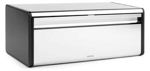 Кутия за хляб Brabantia Fall Front 646848, 18 л, 46.5х25 см, Стенен монтаж, Инокс