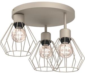 Плафон PARKLA 3xE27/15W/230V бежов