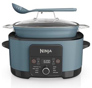 Мултикукър Ninja Foodi PossibleCooker 8in1 MC1001EU, 1200W, 8 л, 8 програми, Керамично покритие, Таймер, Triple Fusion Heat, Син/черен