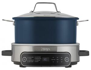 Мултикукър Ninja MC1101EU, 1400W, 6 л, 8 програми, Таймер, Студени дръжки и основа, Среднощно синьо