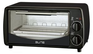 Мини фурна Elite EMO-2509, 650W, 7 л, 2 кварцови нагревателя, От 100 до 250C, Таймер 30 мин, Черен