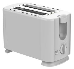 Тостер за хляб Rosberg R51440G, 700W, 2 филии, 6 нива, Ненагряваща се външна повърхност, Бял