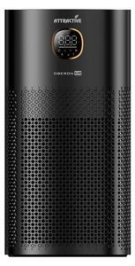 Пречиствател за въздух Attractive OBERON 520, 50W, За до 62 м2, Wi-Fi, 5 скорости, Таймер, Нощен режим, Дистанционно, Интелигентен сензор за замърсяване, Черен