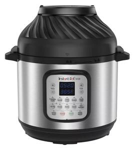 Мултикукър Instant Pot Duo Crisp + Air Fryer 140004401, 1500 W, 5.7 л, 11 програми, Кошница Air Fryer, EvenCrisp, Инокс