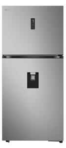 Хладилник с фризер LG GTFV61PYBQD, клас E, 609 л. общ обем, свободностоящ, 330 kWh/годишно, Fresh 0 Zone, Multi-Air Flow, инокс