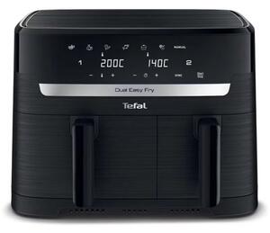 Фритюрник с горещ въздух Tefal EY901N10, 8.3 л. вместимост, 7 програми, двойна кошница, 2700W