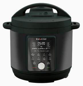 Мултикукър Instant Pot Duo Plus Whisper Quiet 112307901, 1000 W, 5.7 л, 9 програми, Отложен старт, LCD дисплей, Черен