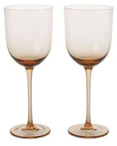 Ferm LIVING - Host White Wine Glasses Set of 2 Blush ferm LIVING