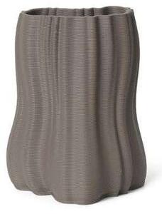 Ferm LIVING - Moire Vase H20 Anthracite ferm LIVING