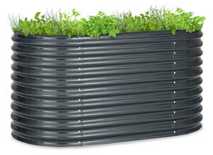 Blumfeldt High Grow, повдигната леха, 160 x 80 x 80 см, гофрирана ламарина, лесен монтаж