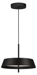 Матово черно алуминиево LED затъмняващо се висящо осветително тяло ø 45 cm Velio – Nova Luce