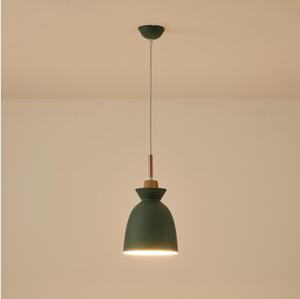 Пендел 1xE27/15W/230V зелен Ø 19,5 см