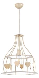ONLI - Пендел LEONILDE 1xE27/15W/230V бежов