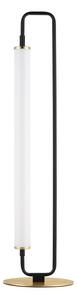 Бяла/матово черно метална LED настолна лампа (височина 68 cm) Wetro – Nova Luce